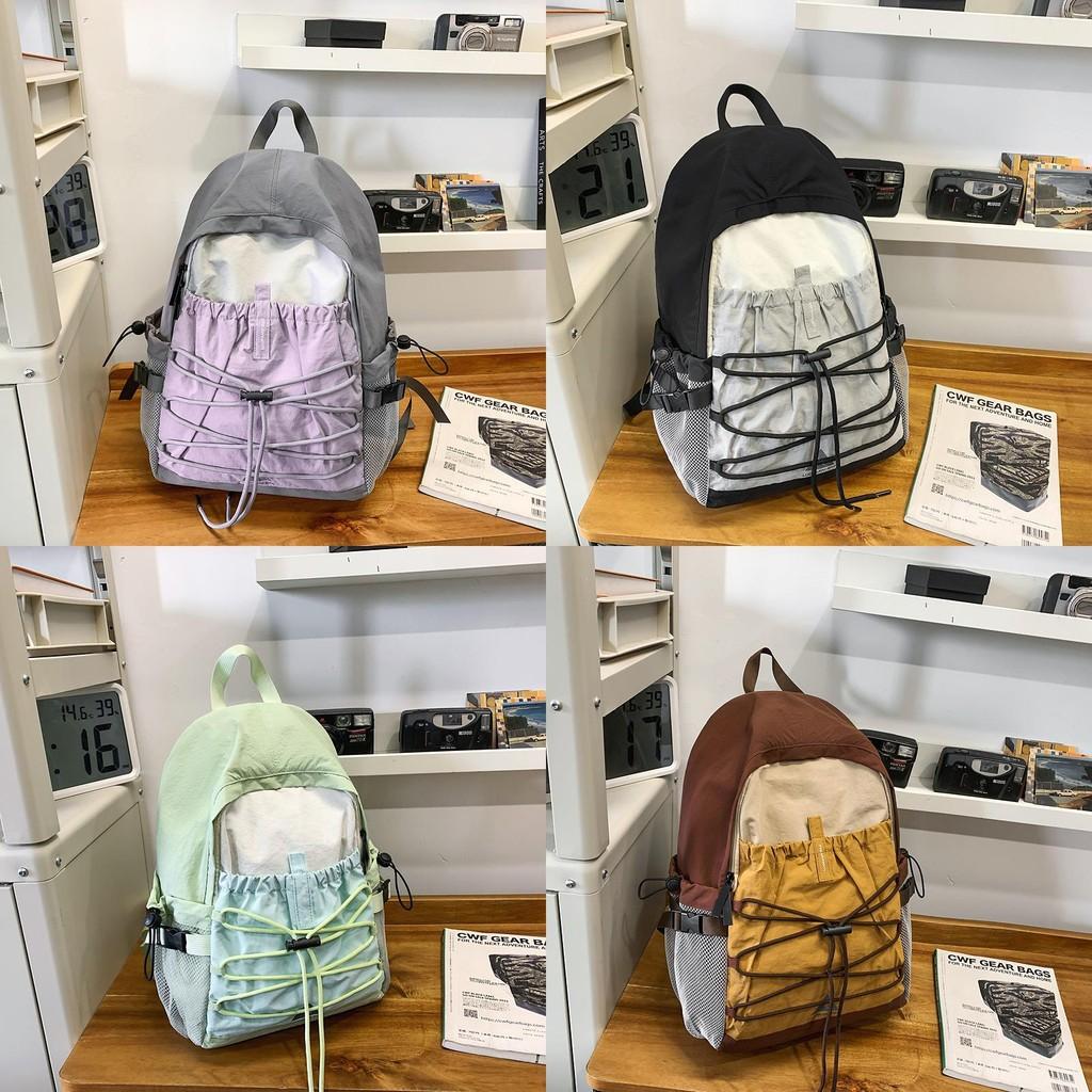 Unisex Ultralight Oxford Backpack Large Capacity Daypack 13in Laptop Compartment