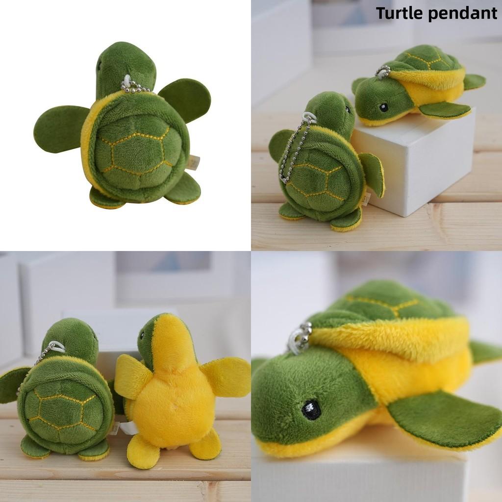 Turtle Plush Adorable Keychain Cute Stuffed Animal Charm Green Soft And Fluffy