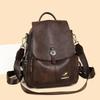 Large Capacity PU Backpack Multi-function Shoulder Bag