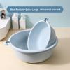 Durable Large Plastic Basin for Laundry, Washing Feet, Face, Vegetables - Ideal for Dorms & Homes