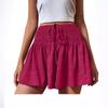 Lace Up Sports Shorts Skirt Loose Pajama Pants Fashionable Beach Short  Casual Wear