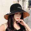 Girl's Fashion Small Fresh Little Daisy Big Eaf Sunshade Hat Anti UV New Korean Edition Trendy Sunshade Hat Creative Gifts