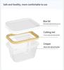 Cheese Food Storage Box Japanese Simple Butter Cutting Box Butter Cutter Refrigerator Crisper Storage Box with Lid Butter Box