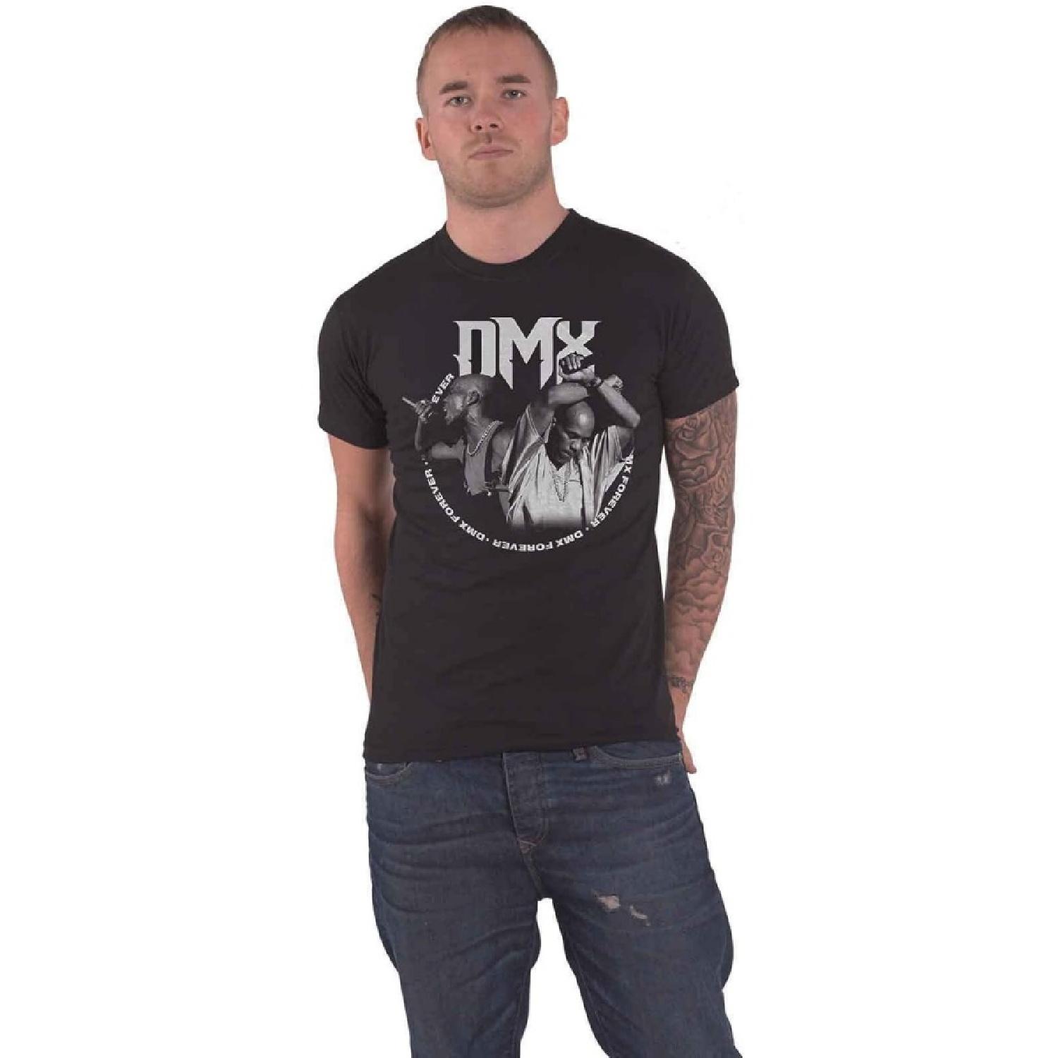 T Shirt Forever Circle Logo Official Mens Black S