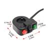Bicycless LED Light Horn Button Scooter Horn Headlight Switches Electric Bicycles Headlight Horn Turn Signal Light
