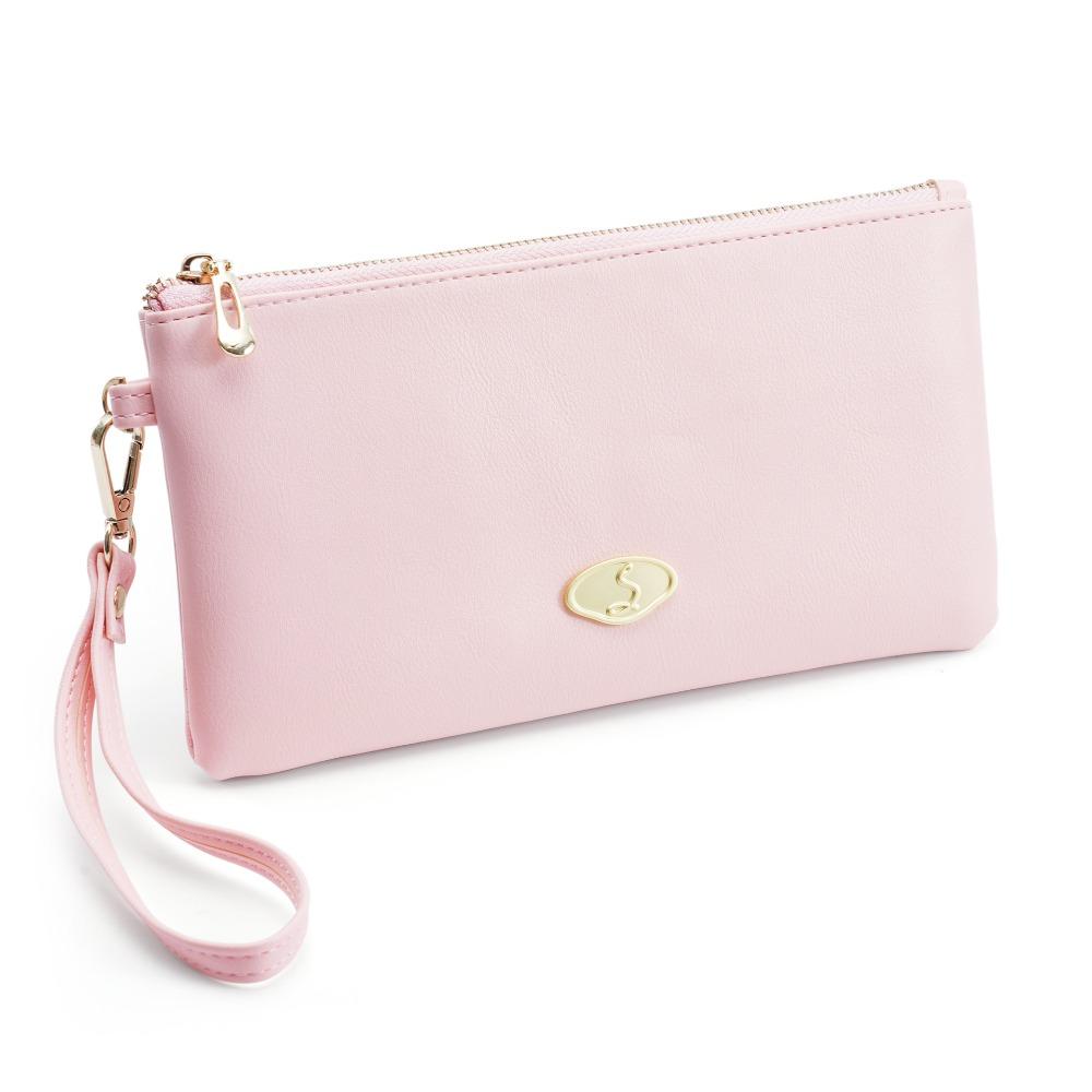 Luxury Evening Banquet Bag Square Handbag French PU Long Wallet  Daily