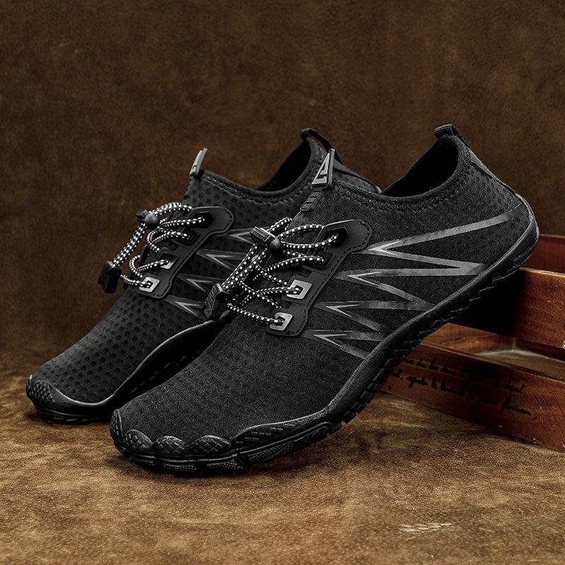 New couple outdoor fishing swimming wading shoes five-finger shoes non-slip quick-drying men's and women's beach shoes