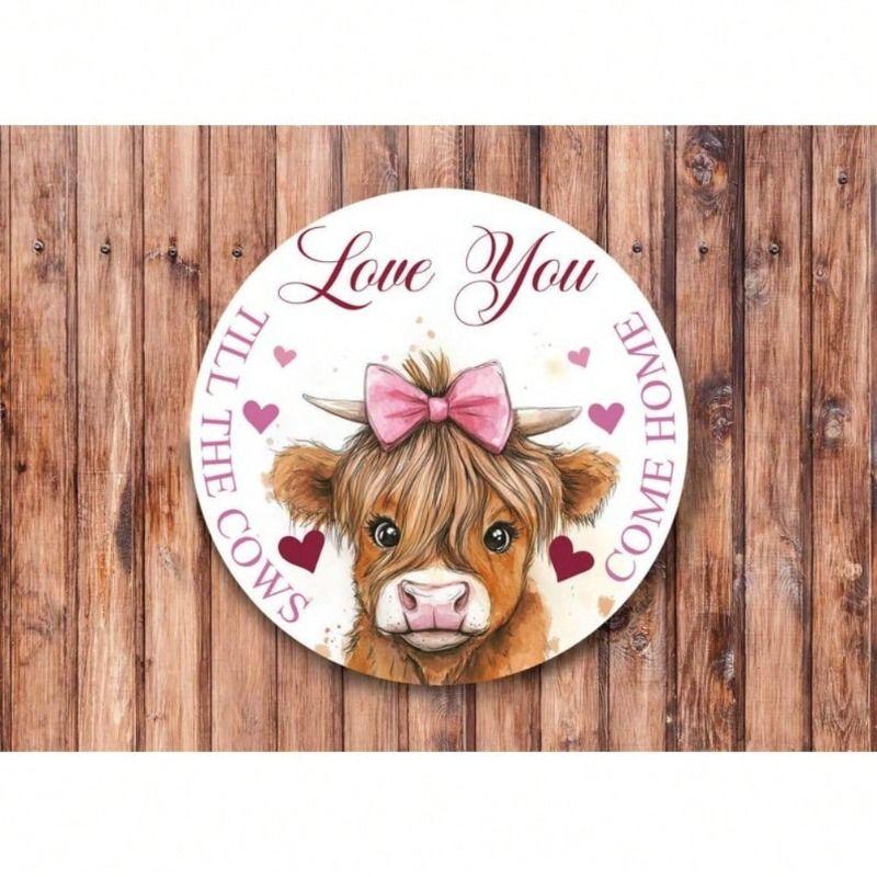 Decorative Metal Wall Art Sign 20x20 Cm Retro Tin Poster