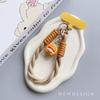 Neues universelles geflochtenes Handy-Lanyard-Riemen 3D-Cartoon-Hängekette Ringkordel mit Aufnäher Armband Handy Abnehmbar