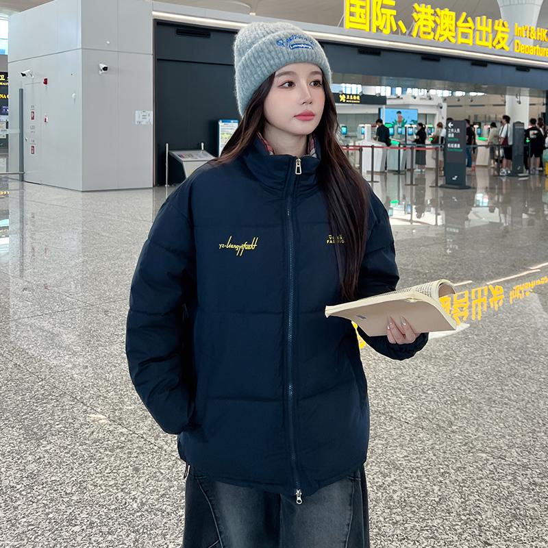 Autumn Winter Thicken Warm Parka Women Casual Sweety Solid Color Big Pocket Loose Jackets Outwear