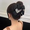 Elegant Butterfly Knot Hair Clip Women'S Summer  Style Hair Clip  Personality Back Of Head Shark Clip Hair Accessory