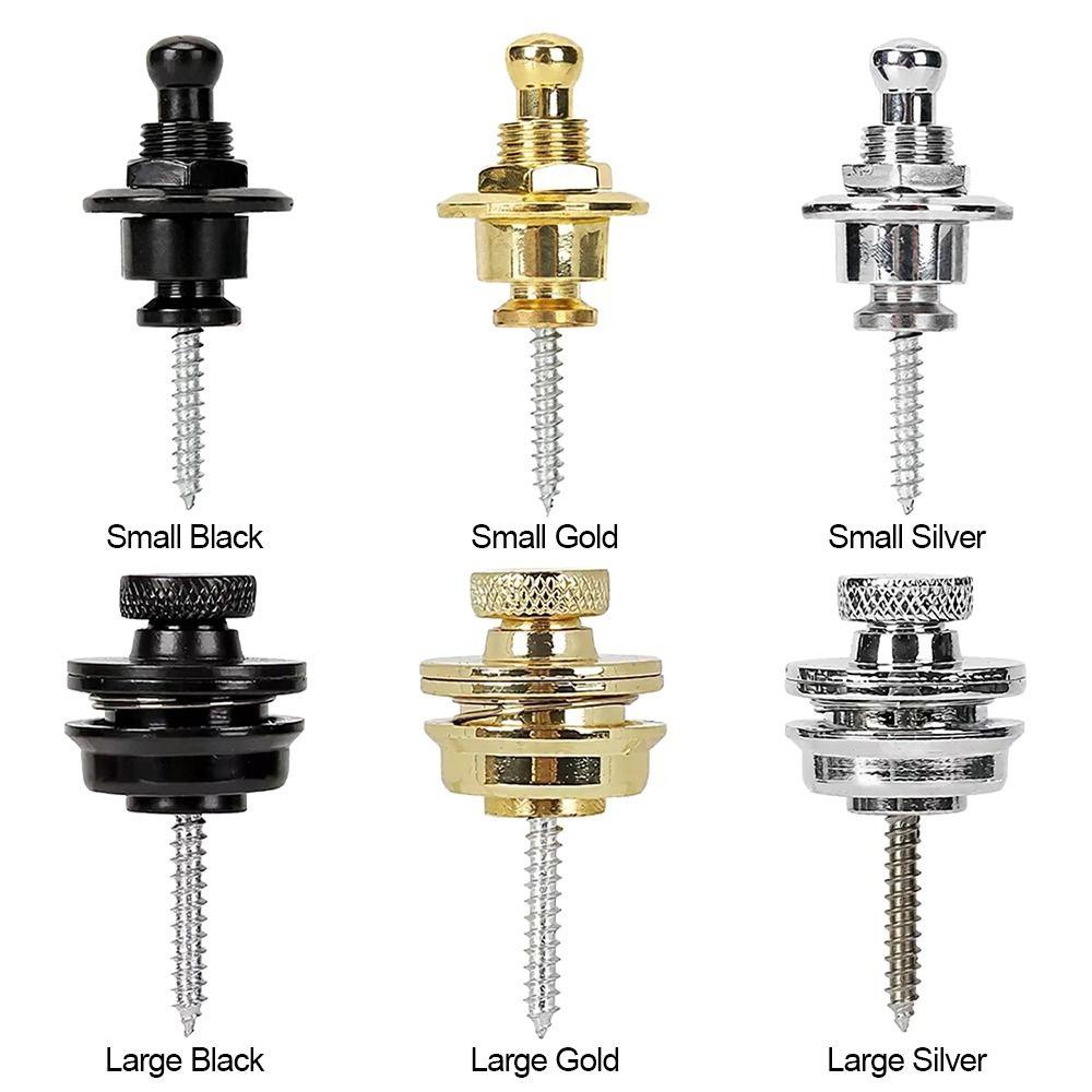 1 Peça Botões de Pino de Travamento de Metal de Liga Premium Pinos de Travamento para Guitarra Baixo Acústica