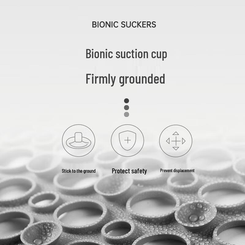 Non-Slip Massage Shower Mat with Drainage Holes