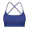 2023 New Cut Out Cross Beauty Back Exercise Underwear Women's Thin Square Collar Workout Top Sexy Yoga Bra Quick-Drying
