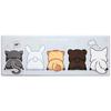 New Kitchen Floor Mat Cartoon Flannel Thick Door Mat Home Kitchen Rug Absorbent Non-slip Bath Mat Bedside Long Carpet