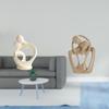 Artistic Abstract Figurine Ornament Couple Sculpture Resin Statue for Desk Cabinet Home Decoration