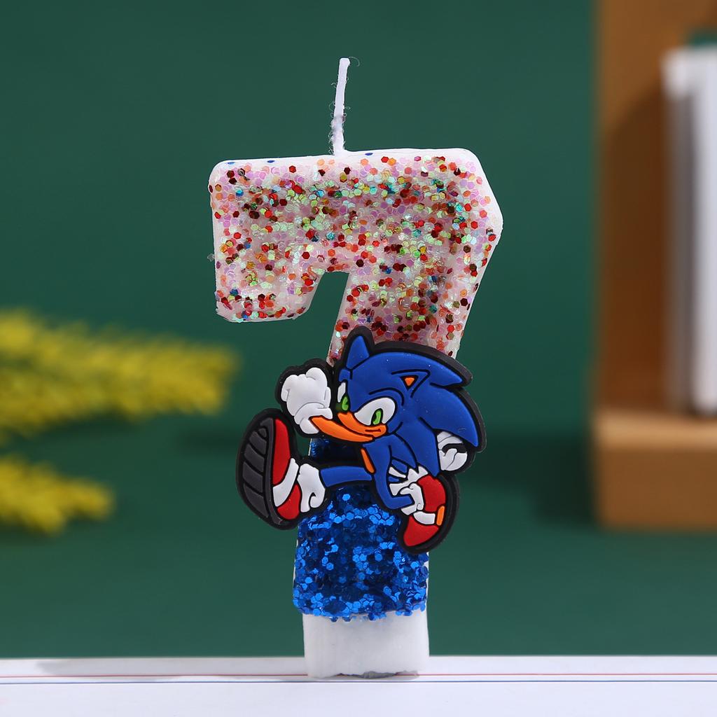Cute Cartoon Digital Candles, Birthday Candles, Party Decorations