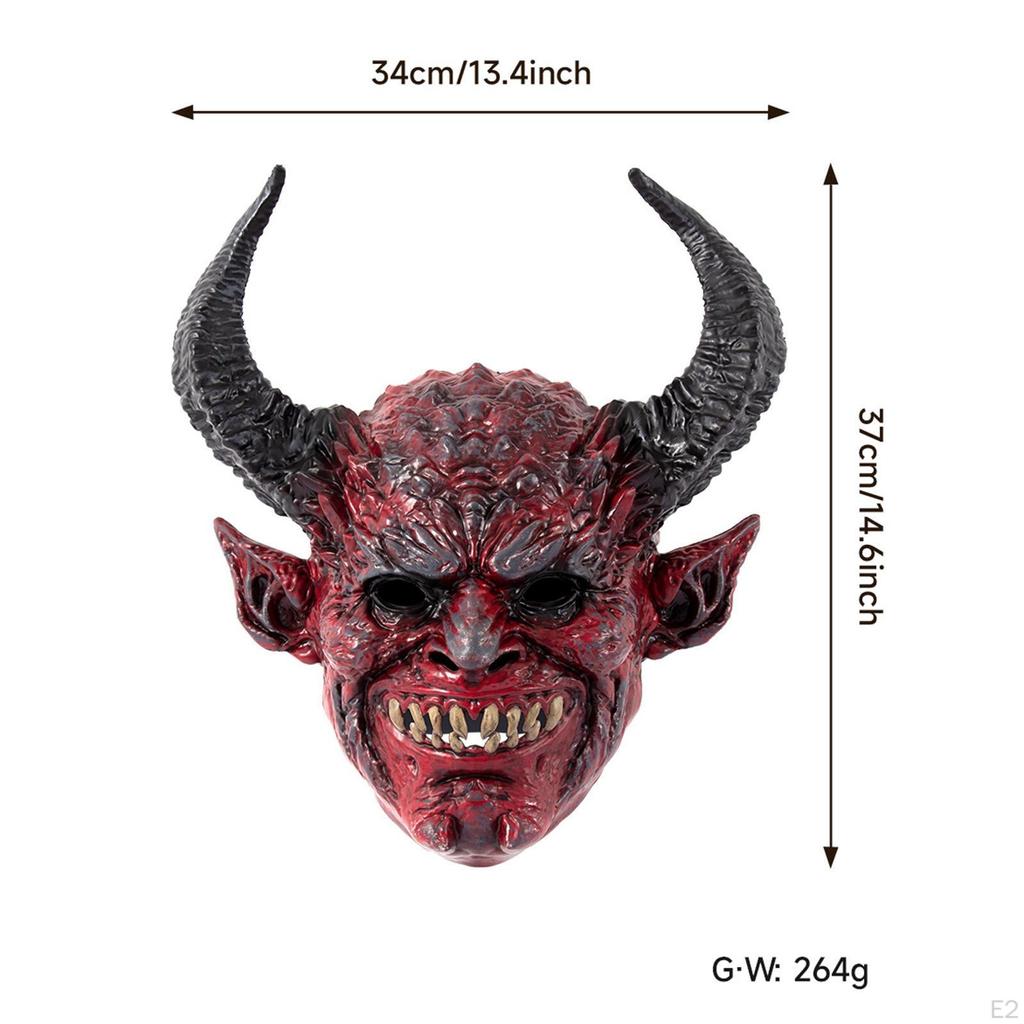 Halloween Mask Holiday Photo Props Devil for Cosplay Party Easter