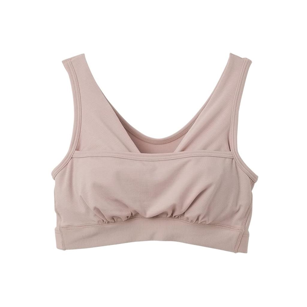 VENEX Recovery Wear Made in Japan Night Bra Gathering Bra with Pads Smoky Pink L 8781 Non-Wired Women's