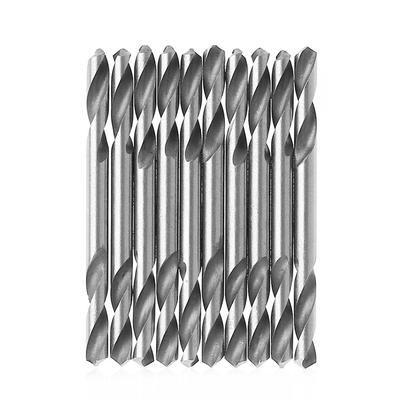 10Pcs 3.2mm HSS Double Ended Spiral Torsion Drill Tools Drill Set