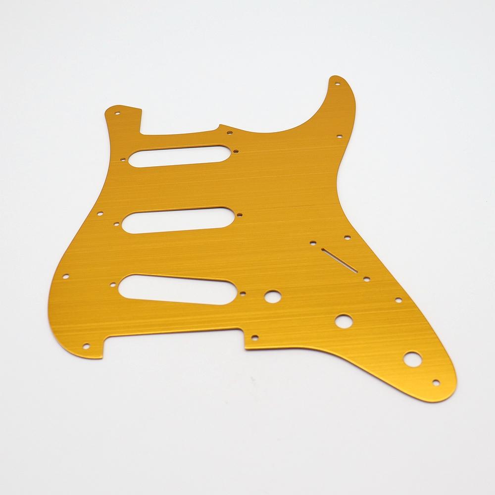 Guitar Metal Pickguard 11 Hole SSS Compatible For ST SQ Style Guitar Parts 9 Color