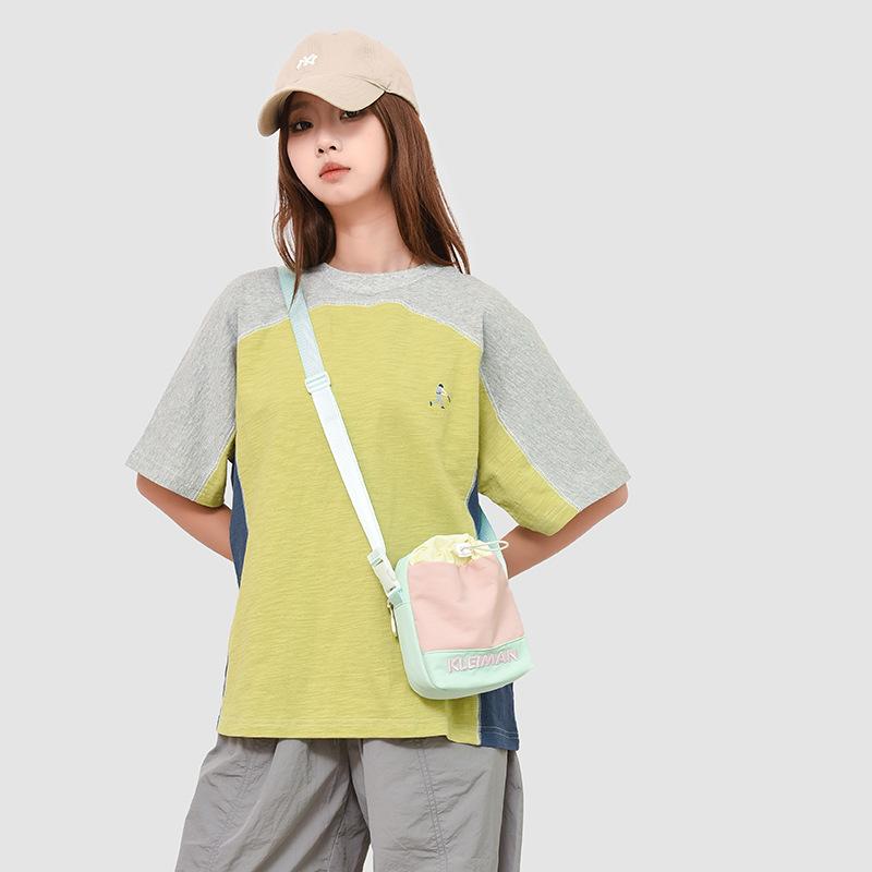 Textured Dopamine Water Cup Bag Female Tide Brand Travel Mountain Climbing Storage Messenger Bag Mountain Outdoor Sports Mobile Phone Bag