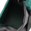 Handtasche mit wendbarer grüner [Cuco]-Tasche, farblich abgestimmte Tasche in Shearling-Optik, Damen, (360)
