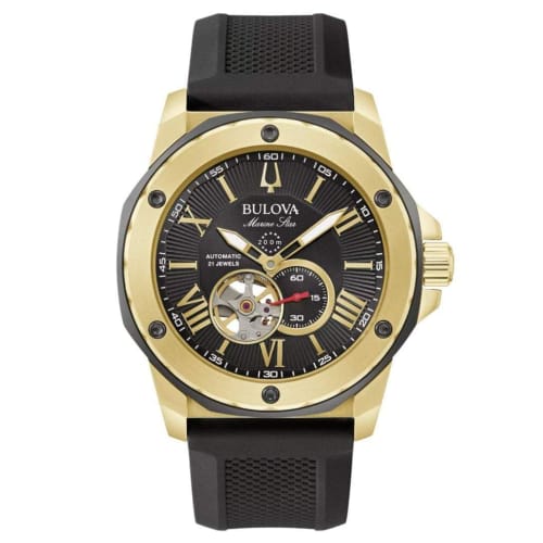 Bulova Men's Automatic Watch, Marine Star, 98A272