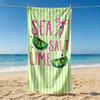 1Pc Vintage Italian Summer La Dolce Vita Striped Beach Towel Perfect Choice For Beach Vacation Party Gifts