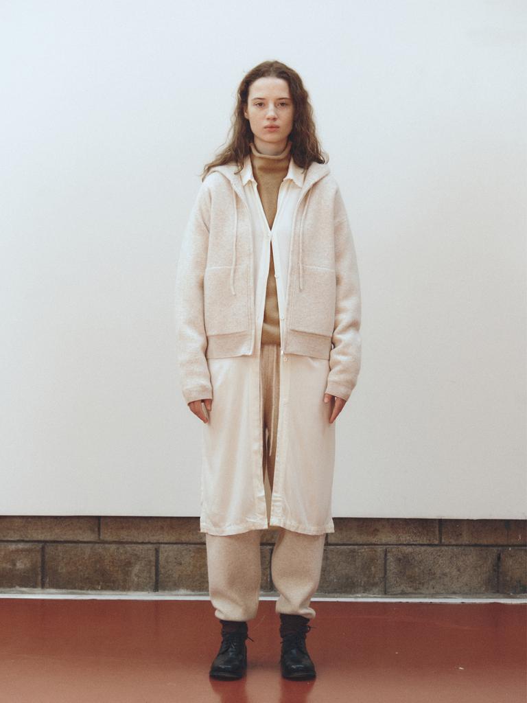 Reply Pure Wool Jogger Pants_Pale Beige