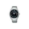 [Seiko Watch] SEIKO SELECTION SBTM341 Japanese-made men's wristwatch, solar-powered, radio-controlled, with date calendar, black dial, sapphire