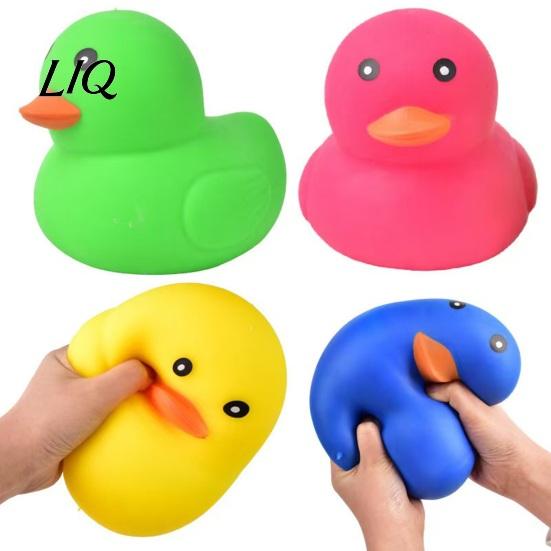 Tierische Sensorik-Spielzeuge Mini-Ente Stressabbau-Spielzeug, Weiches Quetsch-Fidget Taktil Tragbares Dekompressionsspielzeug zur Konzentrationshilfe & Entspannung