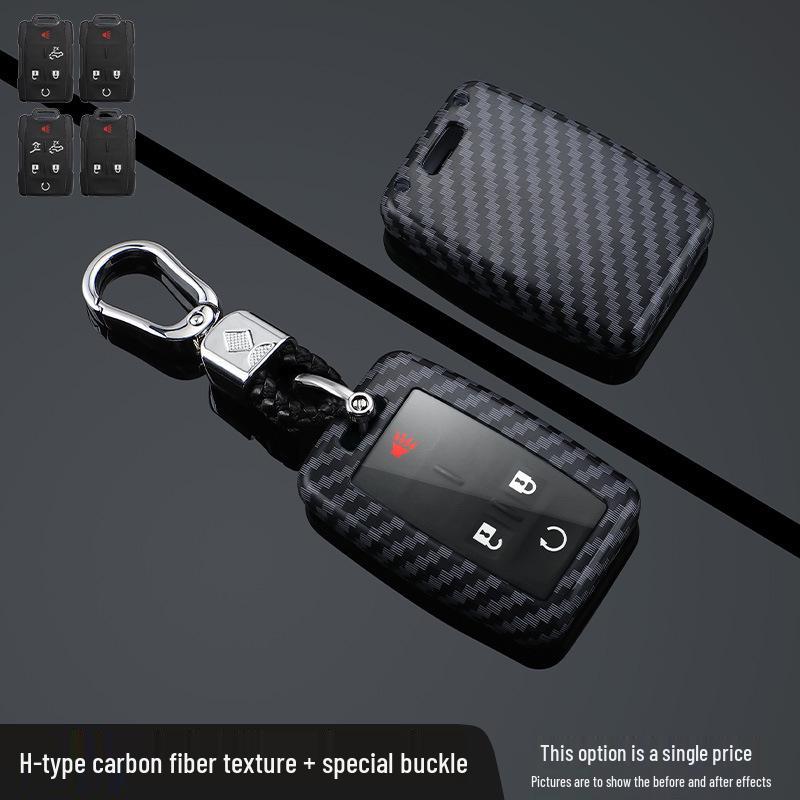 Suitable Key Cover for Chevrolet Suburban, GMC Shell, and Parallel Imported Car Keychains