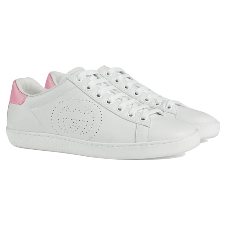 Gucci Wmns Ace 'Interlocking G - White Pink' Women's 598527 AYO70 9076