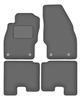 Velour Graphite Car Mats For: Opel Adam Hatchback (2012-)