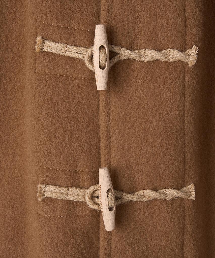 Montgomery Short Original Duffle Coat With Wooden - Camel