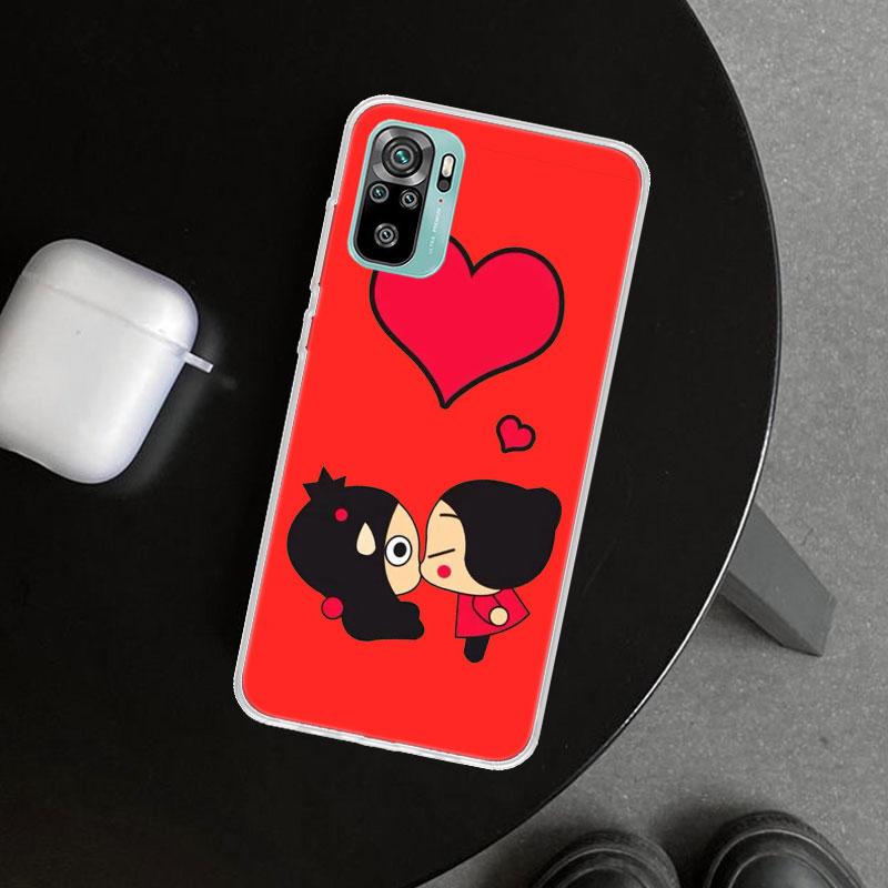Cute Cartoon Pucca Garu Phone Case Cover for Xiaomi Redmi Note 15 14 13 12 11 Pro Plus 14S 12S 11S 11T 11E 10S 10 Customized Fun