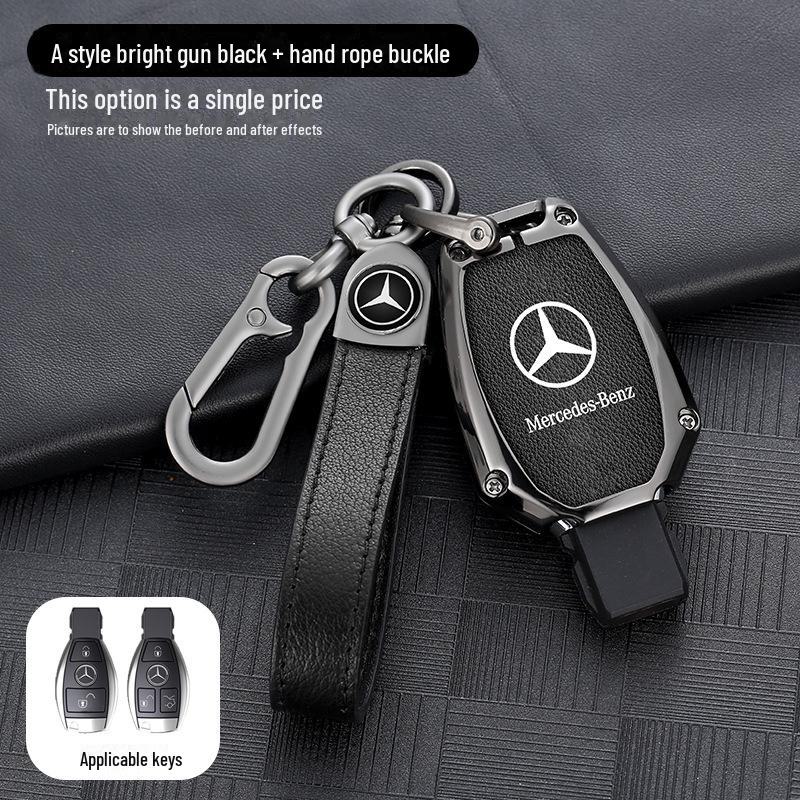 

Кожаный чехол для ключа Mercedes-Benz E-Class E300/E260L для C260/GLC300L GLE S-моделей Gift Box