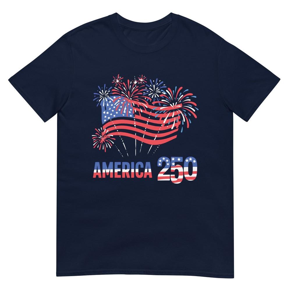 250 Years America Anniversary 250th Independence Day Freedom Tshirt S