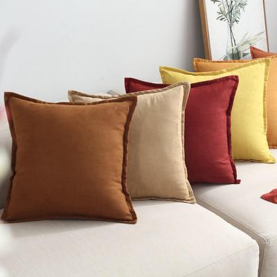 Ruffle Nordic Light Luxury Square Throw Pillow Cover for Sofa or Bed