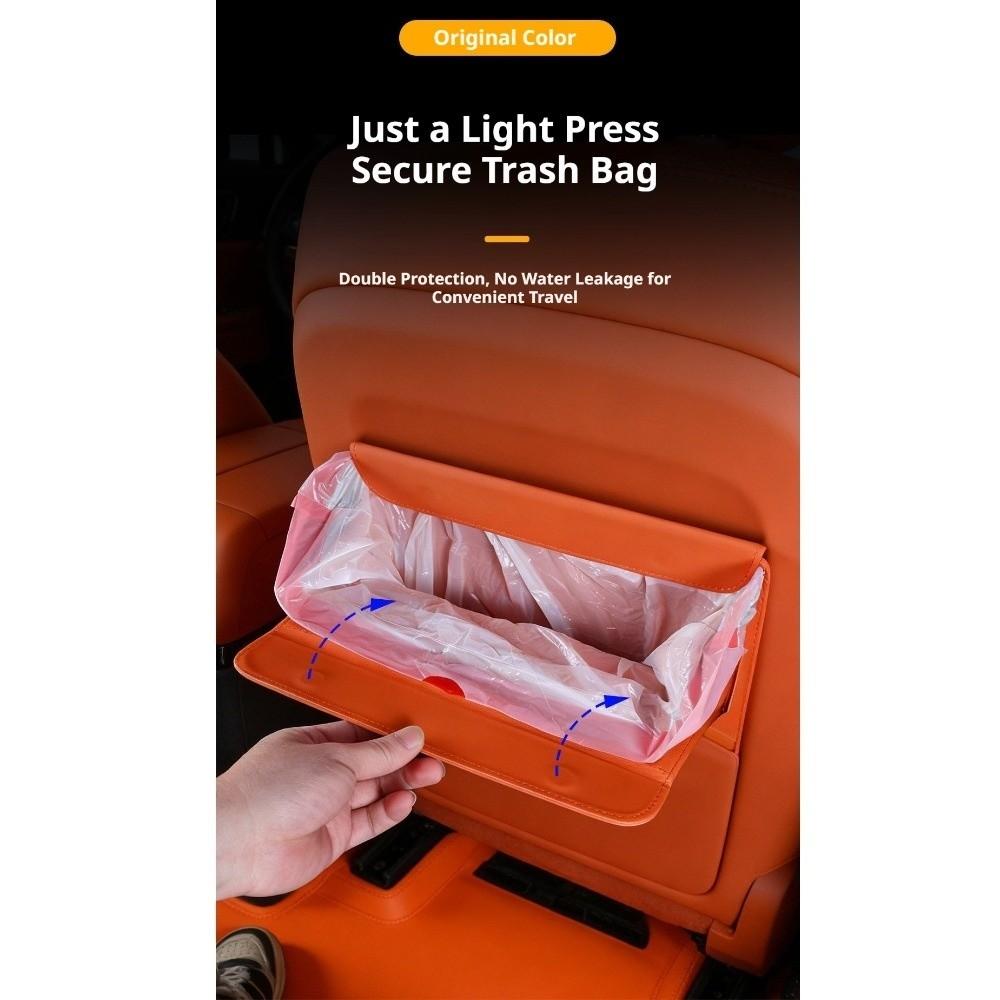 Waterproof Magnetic Adsorption Storage Bag Storage Pocket Seat Hanging Trash Can  Gift