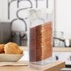 Bread Keeper Clear Airtight Bread Box with Lid Sandwich Bread Keeper for Homemade Bread Tall Bread Saver for Kitchen Counter