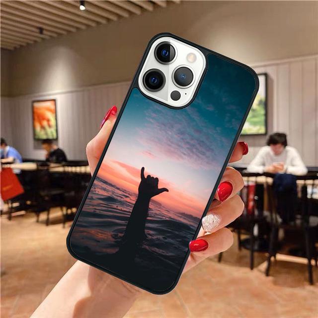 Surfer Surf Hang Loose Shaka Phone Case Cover For Apple 16 Plus iPhone 17 Air 16 15 14 11 12 13 Pro Max Coque