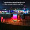 RGB Table Lamp AMZ LED Night Brightness Adjustable Memory Function Fingertip Control Symphony Mode Rechargeable Color Change Light Hanging Lantern