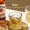 Luxury Classic Striped Whiskey Glass