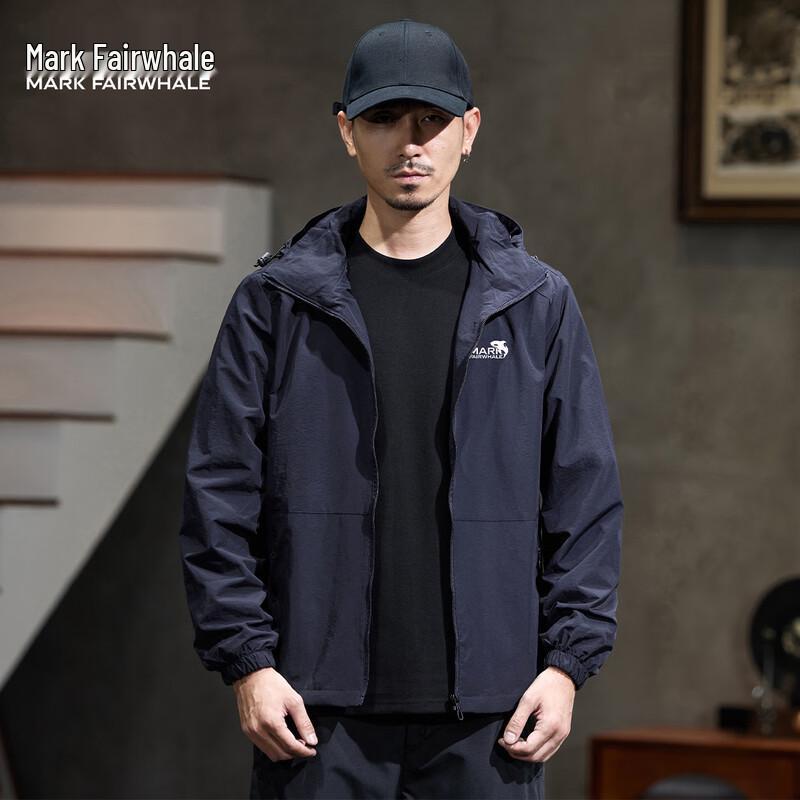 Mark Fairwhale Men's Casual Hooded Jacket