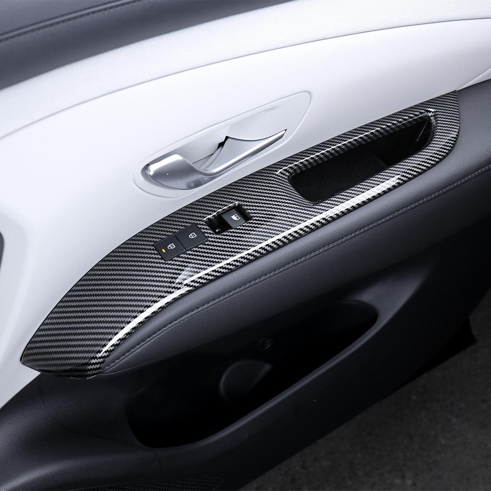 For Hyundai Tucson NX4 2025-2026 LHD Interior Window Control Button Cover Trim Auto Decor Parts Excluding Short Axle Vehicles