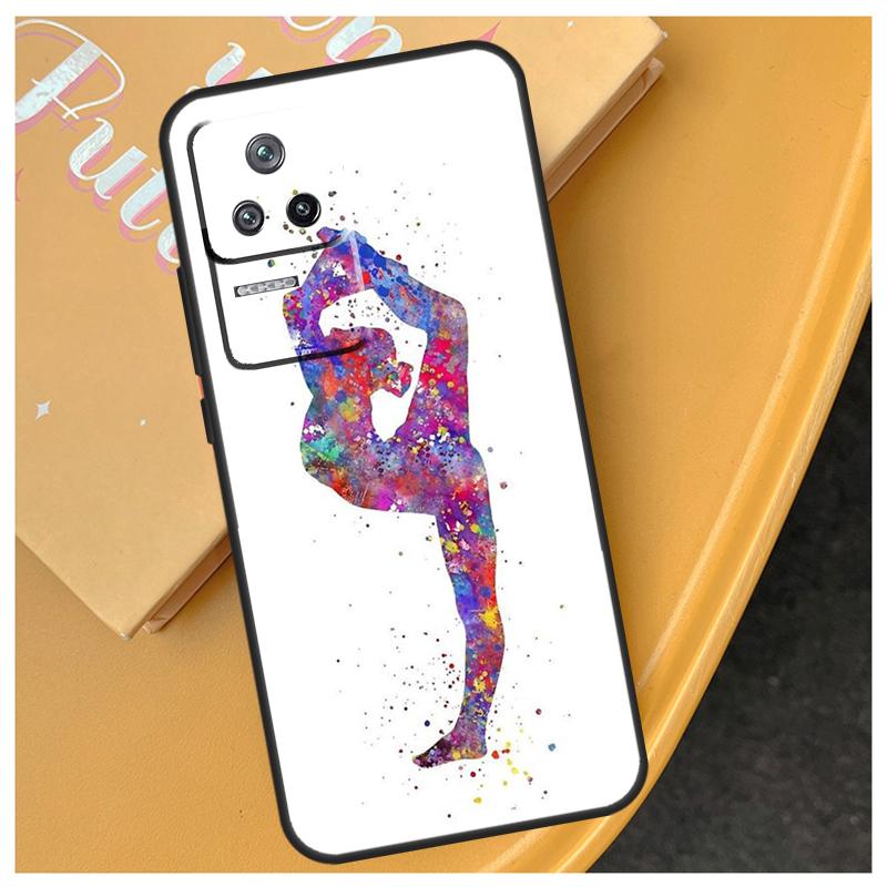 

Акварельная печать Гимнастика Чехол Для Xiaomi 17 Pro Max 13T 14T 15T 14 15 Ultra POCO X7 X5 X6 F5 F6 F7 Pro F8 Ultra Чехол POCO X7