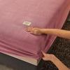 Winter Milk Fleece Fitted Sheet, Ultra Soft & Warm Mattress Protector Cover, Deep Pocket Non-Slip Bed Sheet