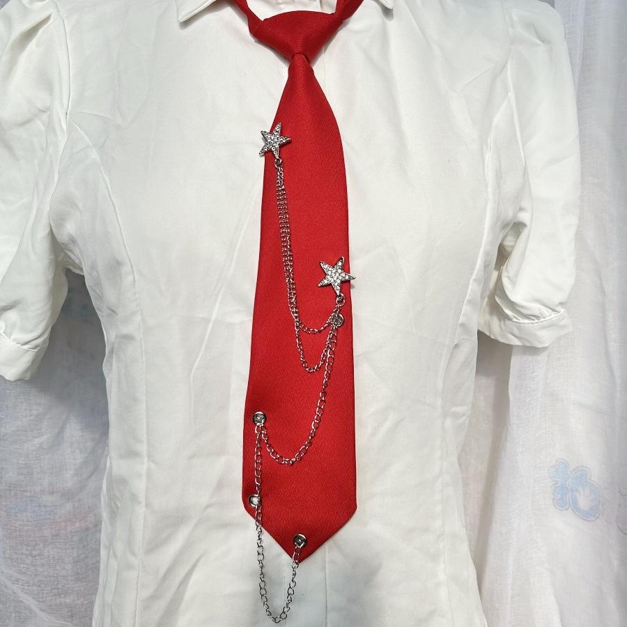 Stylish, Unique, Minimalist Performance Tie for Men and Women, No Knot Required, Buckle, Star Tie